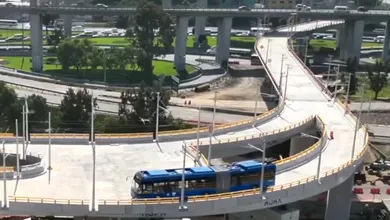 Finaliza la construcción del viaducto elevado del Trolebús Santa Martha-Chalco, reduciendo el tiempo de traslado de 2 horas a 33 minutos.