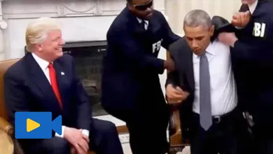 Trump publicó un video con IA donde Obama aparece siendo arrestado por el FBI en el Despacho Oval.