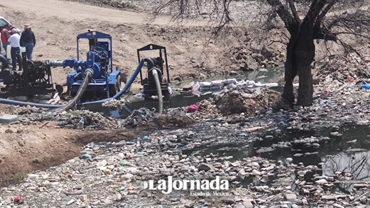 Naucalpan: Más de 3 mil personas beneficiadas por trabajos de desazolve en la Presa Los Cuartos