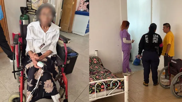 Ecatepec: Trasladan a un albergue a adulta mayor, tenía una pierna en estado de putrefacción