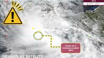 Tormenta Tropical Boris podría tocar tierra mañana 9 de junio ¿Lloverá en Edomex?