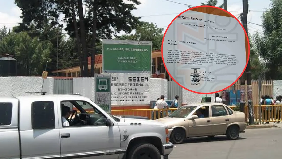 Alertan por presunta amenaza en secundaria de Atizapán