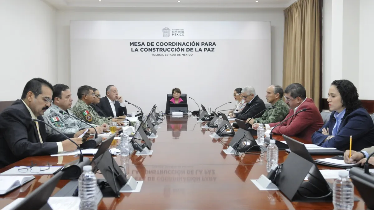 Gobernadora Delfina Gómez Álvarez se reúne con autoridades del INE y IEEM