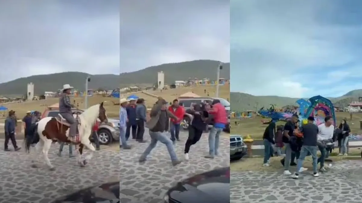 Video: Comerciantes de la marquesa golpean a clientes por pedir su cambio