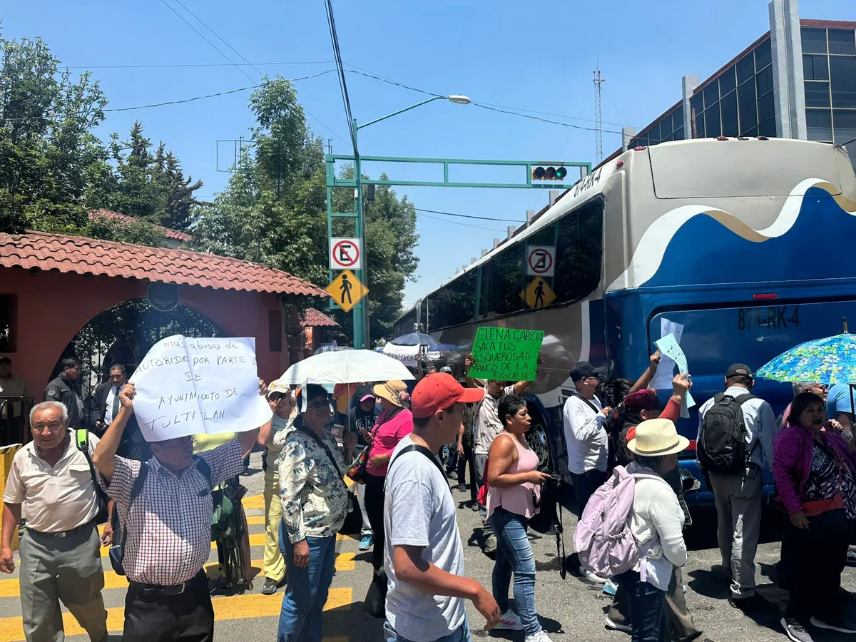 Vecinos de Tultitlán advierten que volverán a manifestarse en Toluca