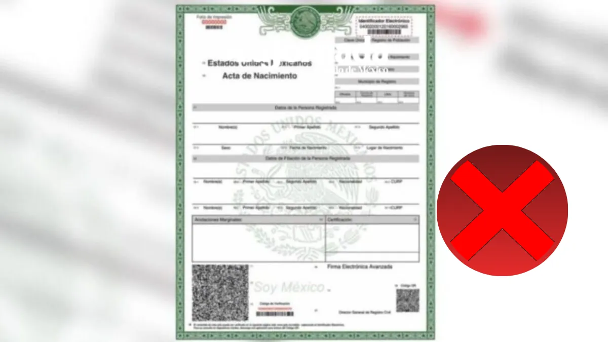 ¿Error en tu acta de nacimiento en Edomex? Así lo puedes corregir