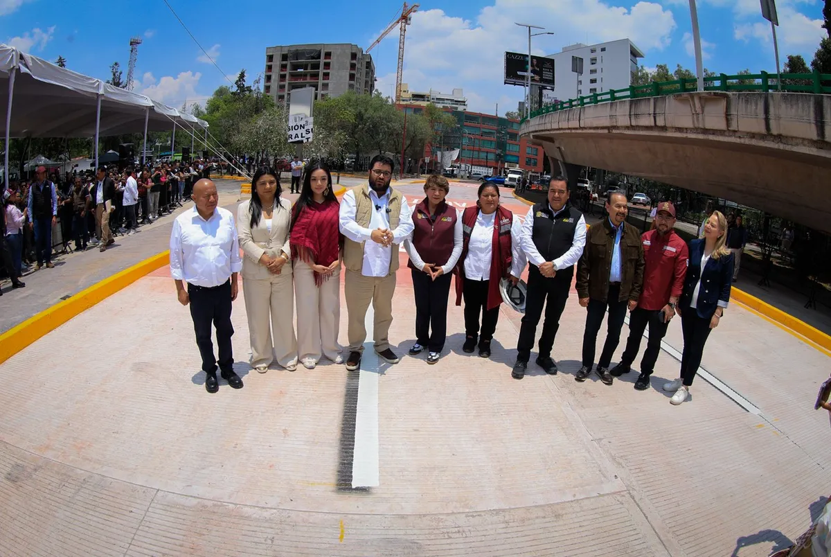 Naucalpan y Edomex inauguran tramo de concreto hidráulico en Periférico Norte: Obra histórica de 115 mdp