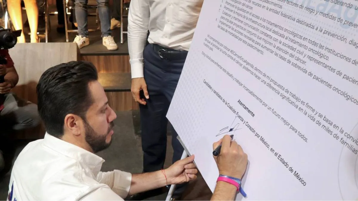 Firman carta compromiso el PAN y candidatos a diputados para combatir el cáncer desde sus trincheras