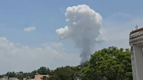 Se reporta explosión de en la Saucera Tultepec