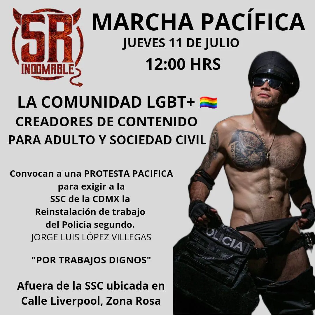 Harán marcha pacífica en apoyo al policía que salió en video de Luna Bella en el Metro