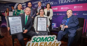 Reconocen a la UAEMéx con premios nacionales por innovaciones en transparencia