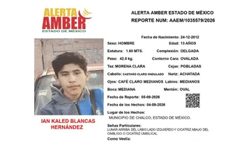 Alerta Amber: Se busca a Ian Kaled Blancas Hernández; desapareció en Chalco
