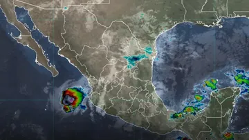 Prevén lluvias fuertes en Jalisco por los remanentes de Trudy.