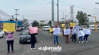 Los manifestantes expresaron su temor a que el presunto responsable continúe afectando a comerciantes de la zona.