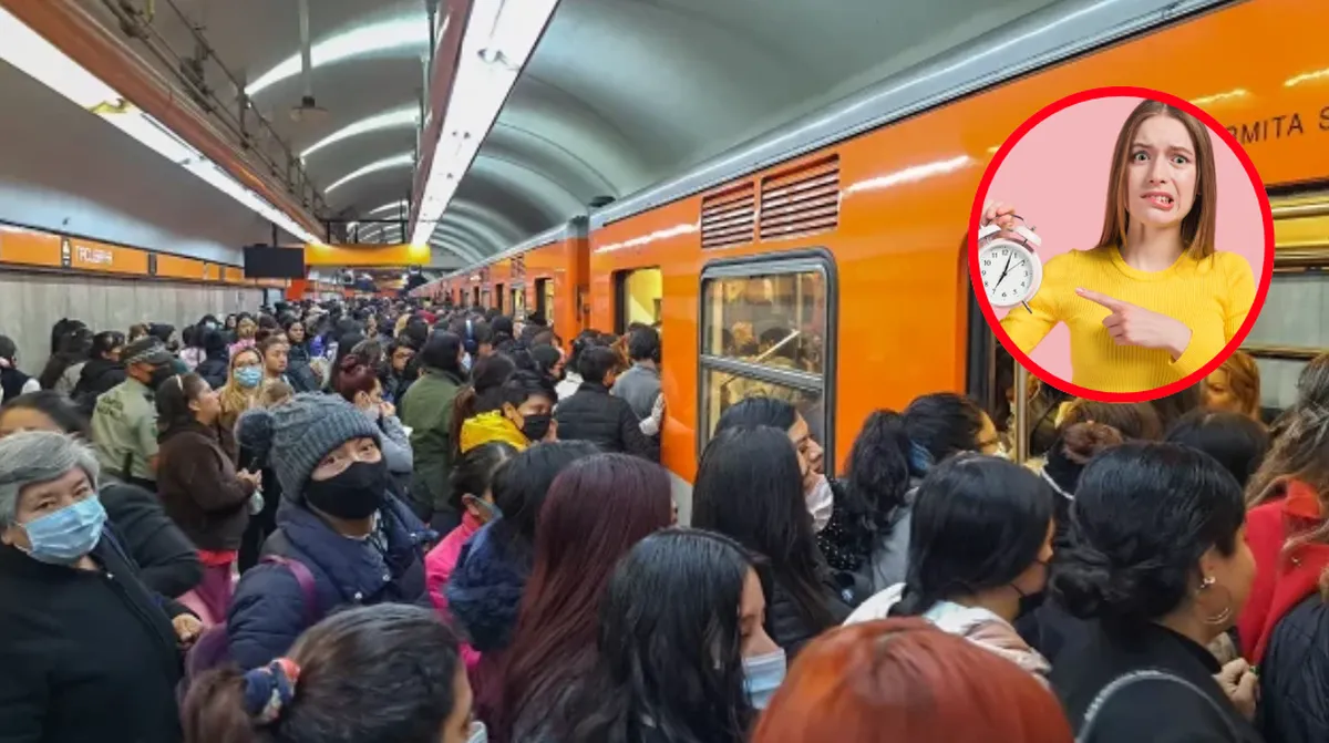 ¡Viernes de locos ! Caos y retrasos en el Metro CDMX