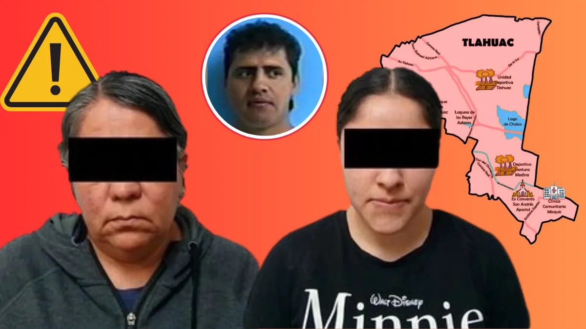 La viuda de 'El Ojos' y su hija fueron detenidas en Pachuca tras un operativo ministerial; eran líderes del Cártel de Tláhuac.