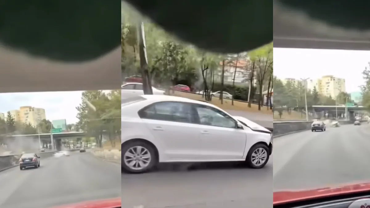 [VIDEO] Captan aparatoso choque en Naucalpan ¿Accidente o Imprudencia?