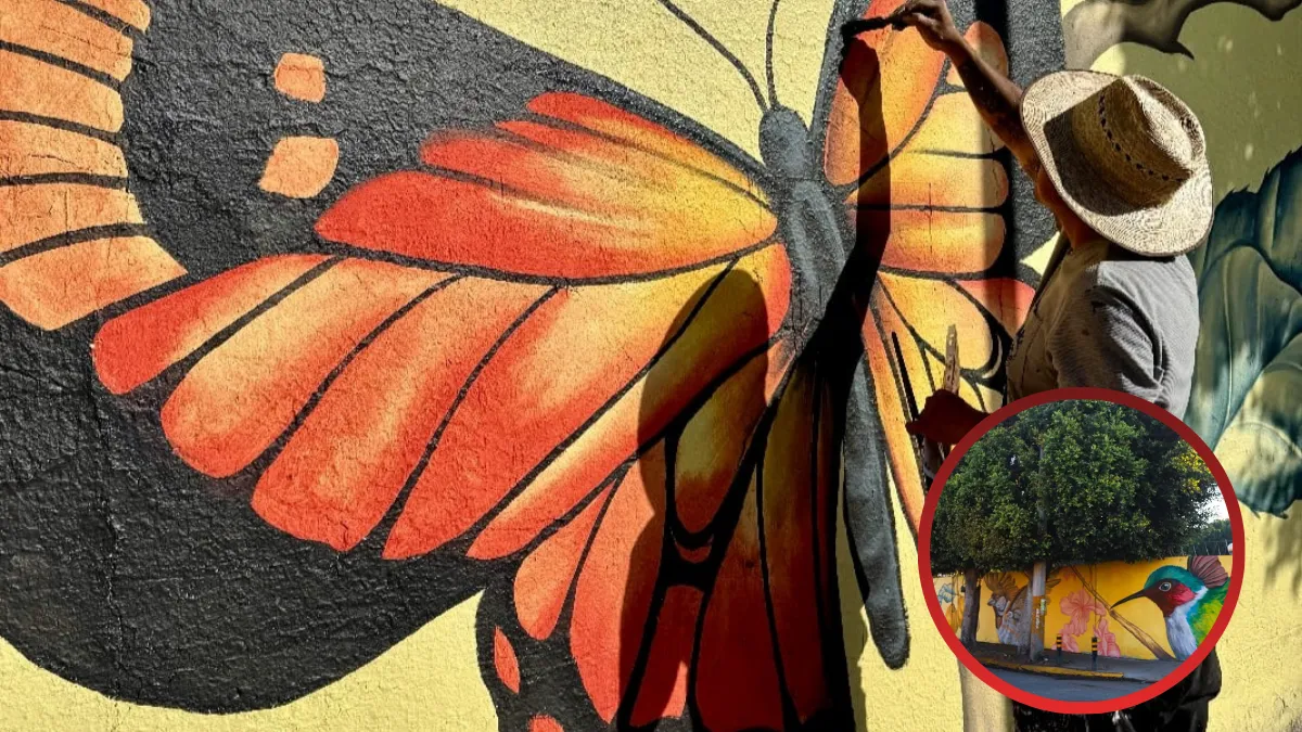 Artistas urbanos transforman senderos seguros en Chicoloapan