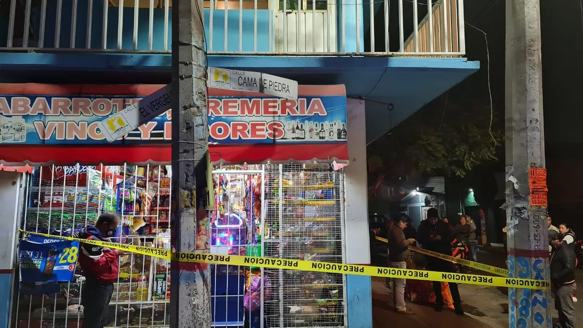 Asesinan a tendero en Nezahualcóyotl.