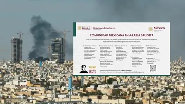 Alerta a mexicanos en Arabia Saudita