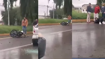 (VIDEO) Reportan accidente vial en la carretera Toluca-Tenango