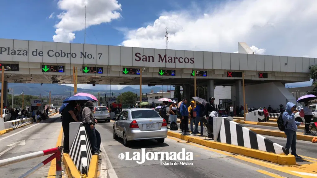 CNTE libera casetas en Edomex y permite paso gratuito