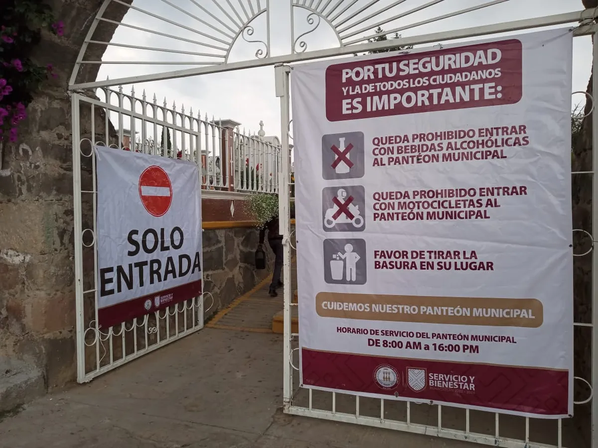 “Operativo panteón” garantiza seguridad y movilidad en campos santos