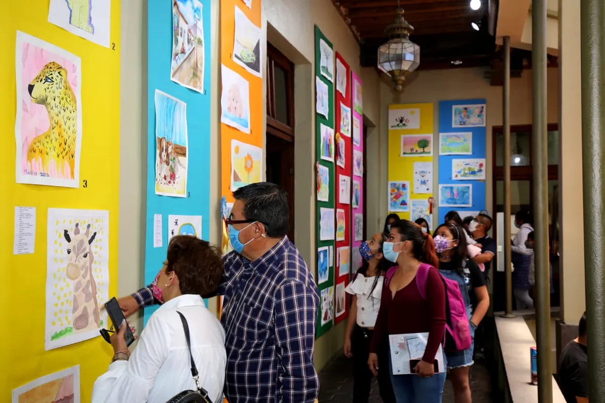 Muestran arte infantil en el Museo de la Acuarela