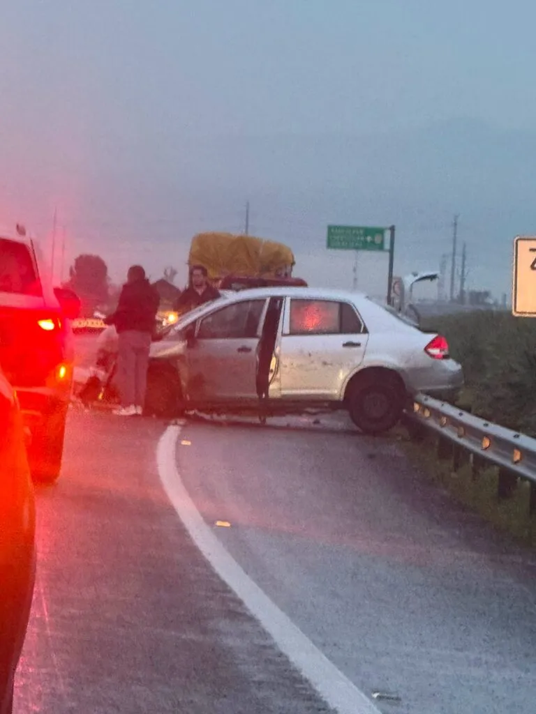 Accidente en el Libramiento Lerma-Valle de Bravo genera afectaciones viales