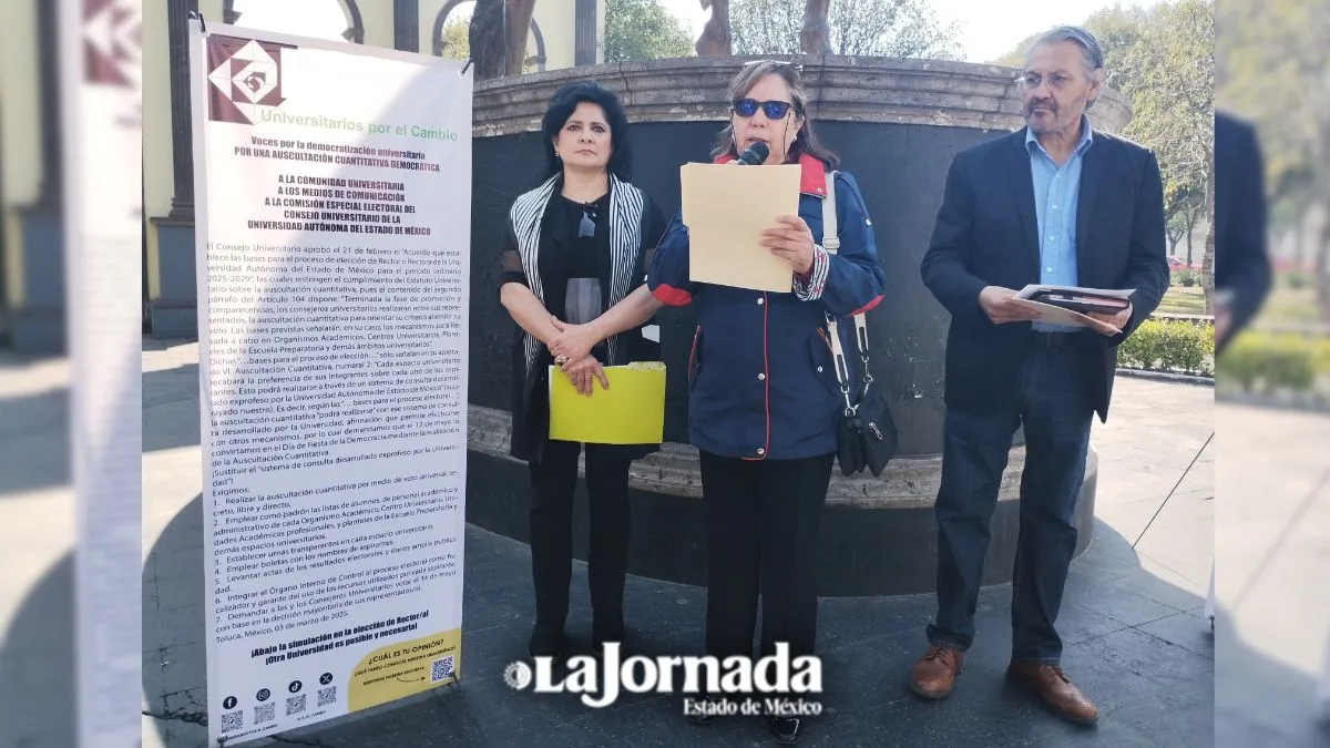 Piden voto directo para elegir Rector en UAEMex