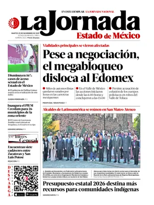 La Jornada Edomex | 25 de noviembre de 2025