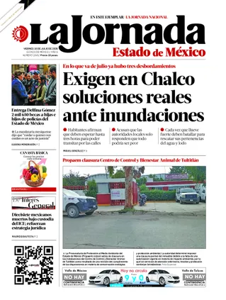 La Jornada Edomex | 10 de julio de 2026
