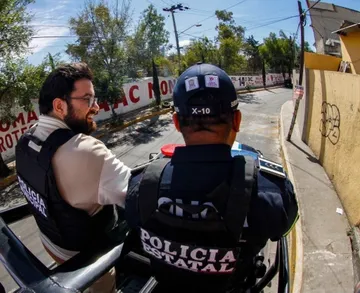 Tres sujetos vestidos de negro y presuntamente armados intentaron perpetrar un acto delictivo en la zona