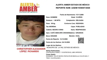 Alerta Amber: Se busca a Christopher Alexander López Pichardo; desapareció en La Paz