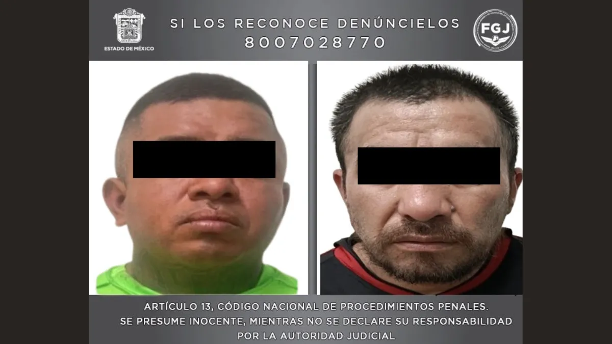 Edomex: Detienen a presuntos integrantes de célula delictiva