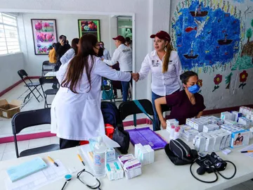 Delfina Gómez envía atención médica a Ocoyoacac, tras afectaciones por lluvias
