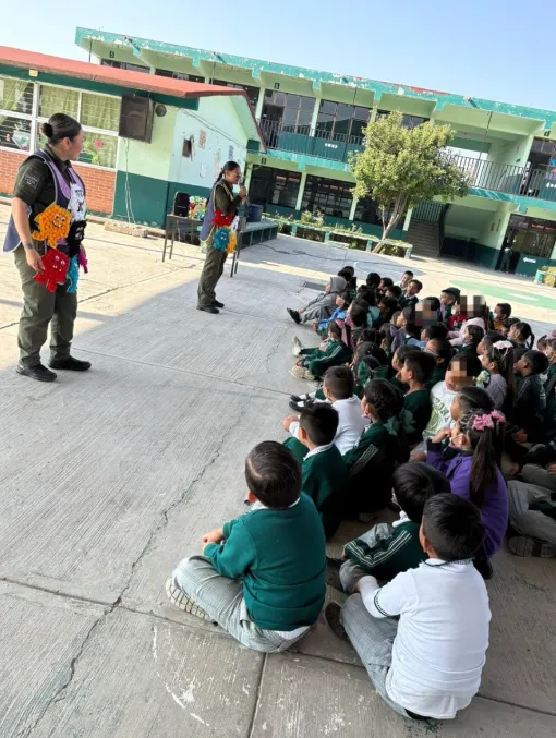 Cuautitlán fortalece el bienestar infantil: Guardia Civil imparte taller emocional en escuelas