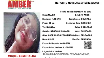 Alerta Amber: Se busca a Michel Esmeralda Pérez Monroy, desapareció en Zumpango