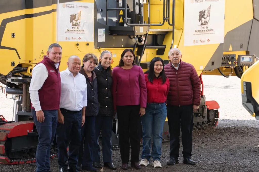 Entregan tren de repavimentación para mejorar vialidades en Chimalhuacán