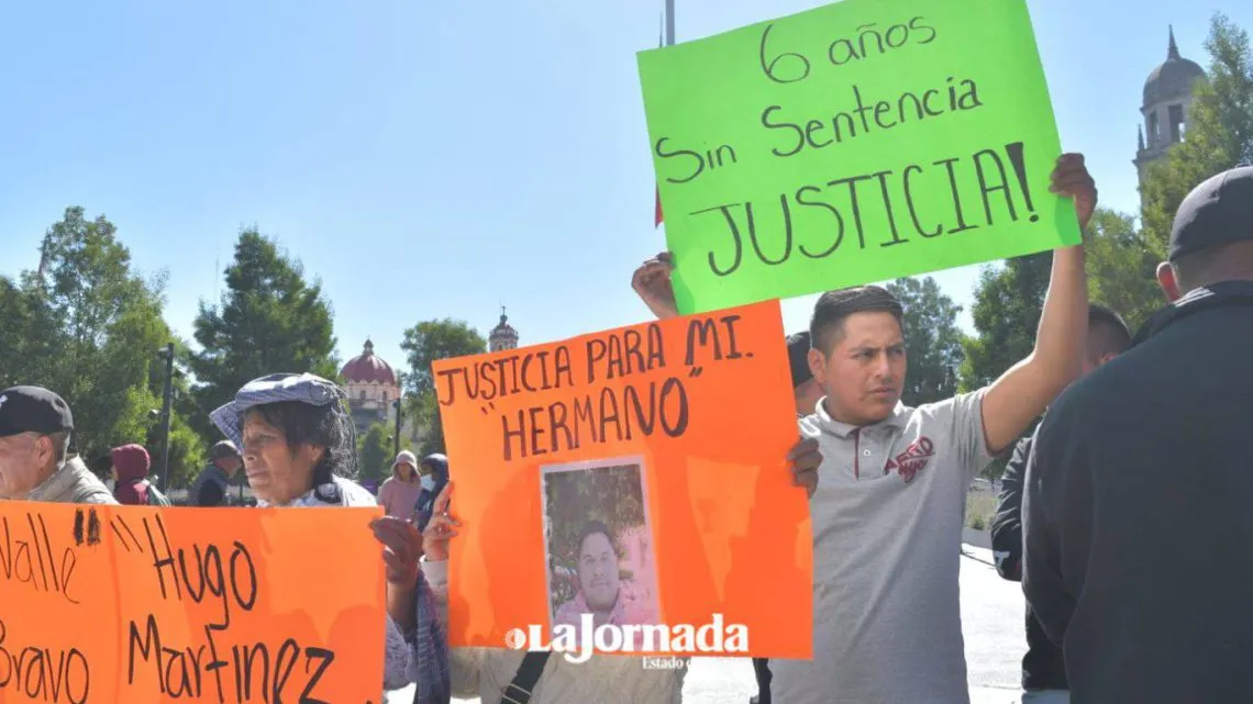 Mazahuas de Donato Guerra se manifiestan en contra de la liberación de presuntos asesinos