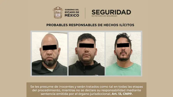 Persecución en Tlalnepantla permite rescatar a dos choferes de carga