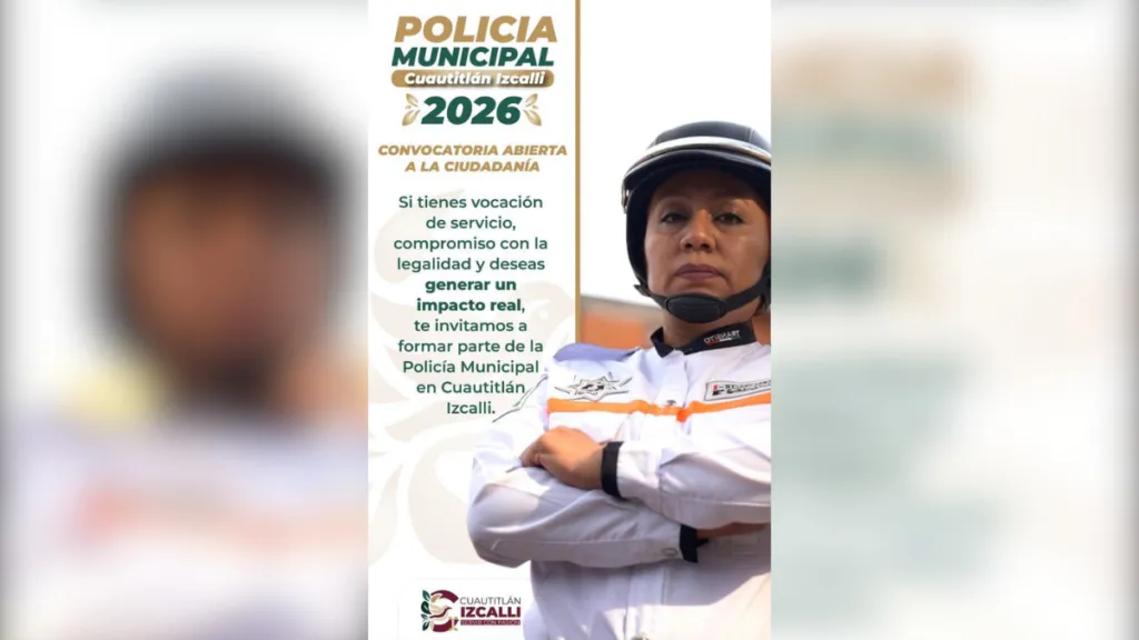 Cuautitlán Izcalli lanza convocatoria para incorporar nuevos elementos a la Policía Municipal