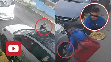 Aumenta el robo de autopartes en calles de la alcaldía Iztacalco; grabaciones exhiben a los delincuentes.