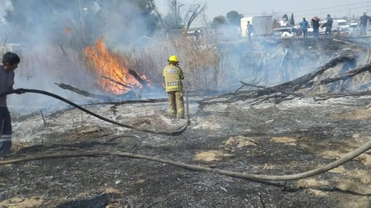 Chimalhuacán cierra enero con un promedio de dos incendios por semana