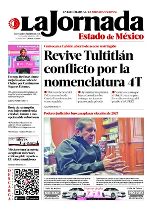 La Jornada Edomex | 10 de febrero de 2026