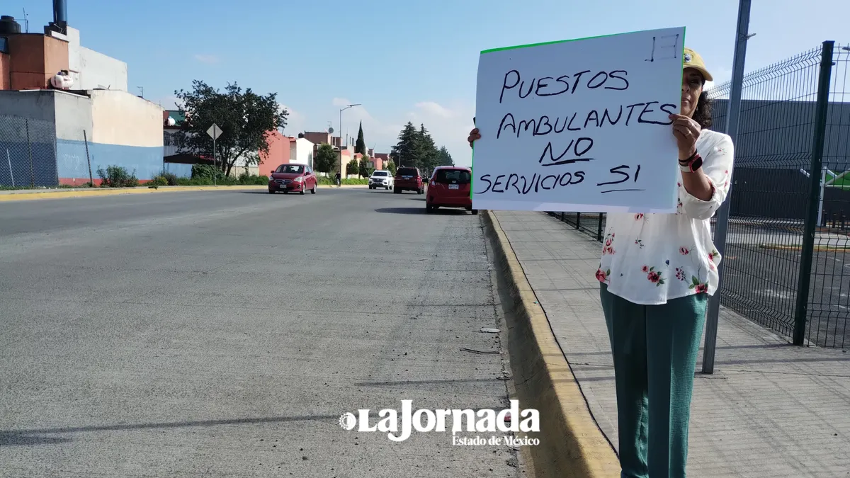Vecinos de Los Sauces rechazan reubicación de vendedores ambulantes