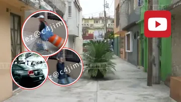 Sujeto es captado en video cuando usó su arma de cargo para amenazar a su vecino en la Agrícola Oriental.