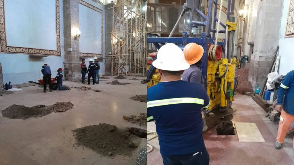 Ecatepec reconstruye parroquia de San Cristóbal dañada por el sismo del 19S