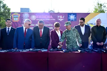 Arranca campaña de destrucción de armamento en Edomex