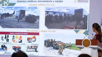 México envió personal especializado y medicamentos para apoyar a Venezuela tras los sismos que dejaron cientos de víctimas.